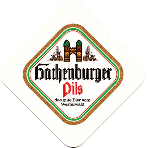 hachenburg ww-rp hachenburger wandern 1-11a (raute185-pils goldgr�nroter rahmen)